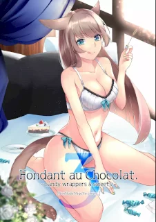 Fondant au AU Chocolat. -candy rappers & sweets-